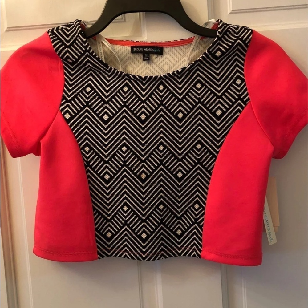 Brand new sequin hearts girls 2 piece set